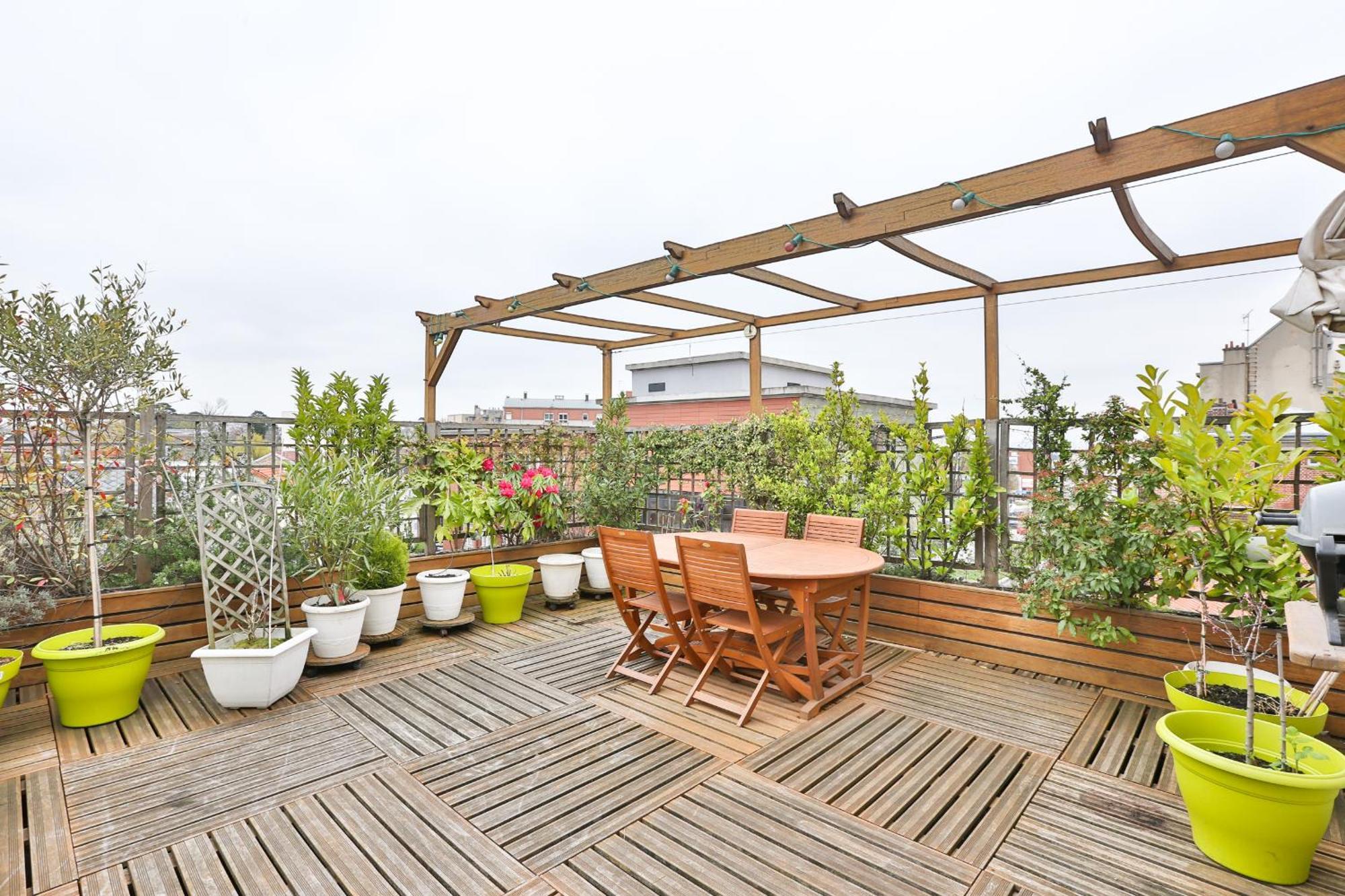 Parisian Penthouse With Large Terrasse Apartment Pierrefitte-sur-Seine Exterior photo