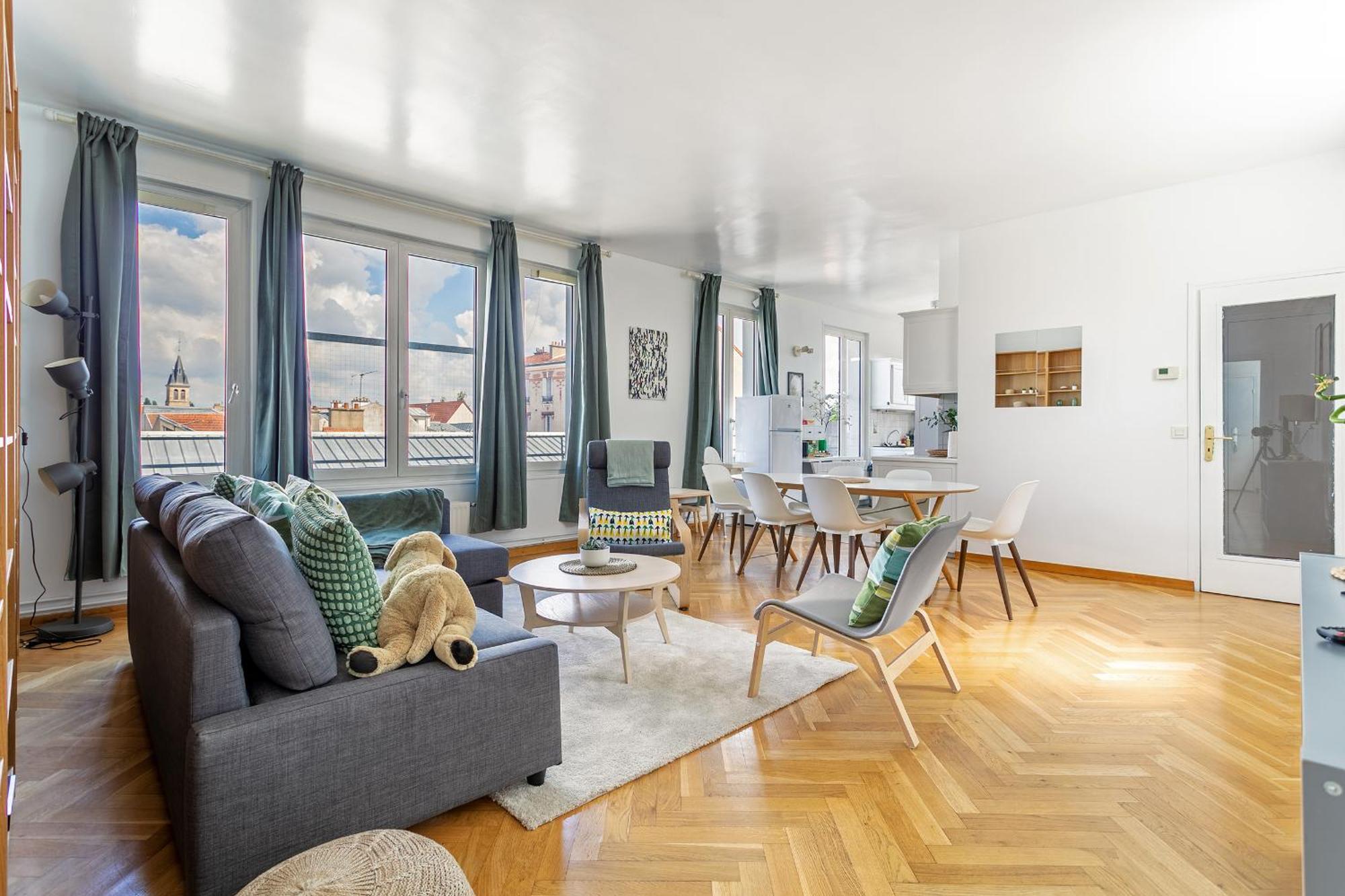 Parisian Penthouse With Large Terrasse Apartment Pierrefitte-sur-Seine Exterior photo